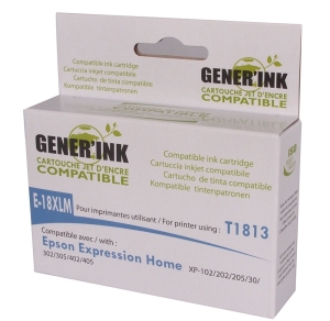 Tintes kasete GenerInk Epson T1813/1803 Magenta 9ml 450 pages