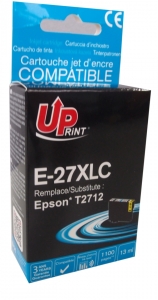 Tintes kasete UPrint Epson T2712 Cyan 13 ML / 1100 pages