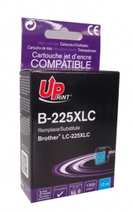Tintes kasete UPrint Brother  B-225XLC Cyan, DCP J4120DW/MFC J4420DW,13ml