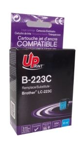Tintes kasete UPrint Brother B-223C Cyan 8ml/550pages LC223-V2-C