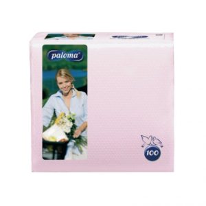 Salvetes PALOMA JOY 1 sl., 100 salvetes, 30 x 30 cm, rozā krāsā (rosa antic) - 400-00074