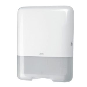Roku dvieļu dozators TORK SINGLEFOLD/C-FOLD, 439 x 333 x 136 mm, baltā krāsā - 400-00147