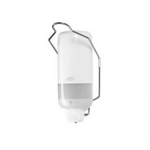 Šķidro ziepju turētājs TORK S1 ar rokas sviru, tilpums 1 L, 114 x 112 x 291 mm, baltā krāsā - 400-00173