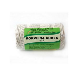 Kokvilna vītā aukla TANGENTE, Ø 2 mm, 100 m - 400-00560