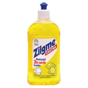 Trauku mazgāšanas līdzeklis ZILGME ar citronu smaržu, 500 ml - 400-00763