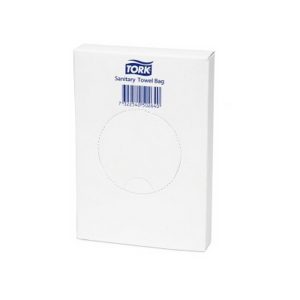 Sanitārie atkritumu maisi TORK B5, 25 gab./iepak., 7 x 26 cm, baltā krāsā - 400-01456