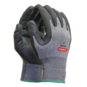 Darba cimdi TAMREX Grey Diamond, ar nitrila putu pārklājumu, izmērs L - 400-01942