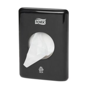 Sanitāro maisu turētājs TORK B5, 100 x 36 x 140 mm, melnā krāsā - 400-02068