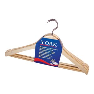 Koka drēbju pakaramie YORK, 3 gab. - 400-03272