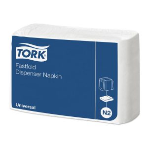 Salvetes turētājam TORK Universal  N2, baltas, 1 sl., 300 salvetes, 30 x 25cm - 400-03644