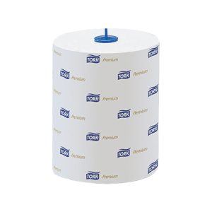 Roku dvieļu rullis TORK Premium Matic Extra Soft , 2 sl., 408 lapas rullī, 21 cm x 100 m, baltā krāsā - 400-03652