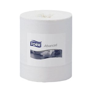 Papīrs slaucīšanai TORK Advanced, 1 sl., 471 lapas rullī, 19.5 cm x 165 m, baltā krāsā - 400-03657