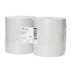 Tualetes papīrs TORK Universal Jumbo T1, 1 sl., 2400 lapiņas rullī, 9.7 cm x 480 m, nebalināts - 400-03676