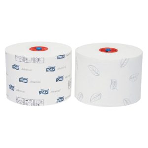 Tualetes papīrs TORK Advanced Compact T6, 2 sl., 9.9 cm x 100 m, baltā krāsā - 400-03689