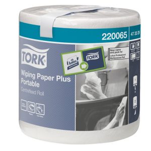 Papīra dvieļi TORK Advanced Plus Portable, 2 sl., 23.3 x 19.3 cm, 93 m, baltā krāsā - 400-03713