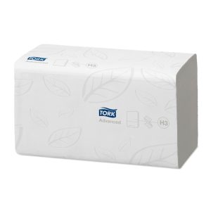 Roku dvieļi TORK Advanced H3 Soft Singlefold, 2 sl., 250 salvetes, 23 x 22,6 cm, baltā krāsā - 400-03769