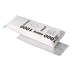 Fasējuma maisiņi HDPE 7 mkr, 10/8/27 (18x27), 520 g (~800 maisiņi) - 400-05051