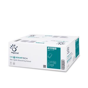 Papīra dvieļi PAPERNET Euro "V" Supermini Blue, 2 sl., 210 salvetes, 21x22 cm, baltā krāsā - 400-05862