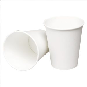 Papīra glāzes ABENA Gastro, 9cm, Ø8cm, 240ml, balti, PE, 8 oz, 0.432kg, 50gab - 400-08379