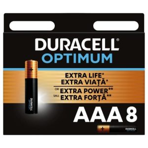 Baterijas DURACELL OPTIMUM AAA 8 gab. - 400-08476