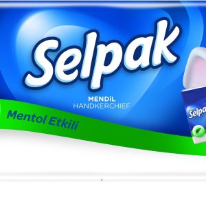 Papīra kabatlakatiņi SELPAK Menthol, 4 kārtas, 10gab - 400-08855