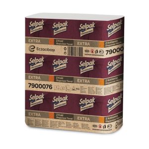 Papīra dvieļi SELPAK PRO Extra Z-Fold dispenseriem, 2 slāņi, 200 loksnes - 400-08864