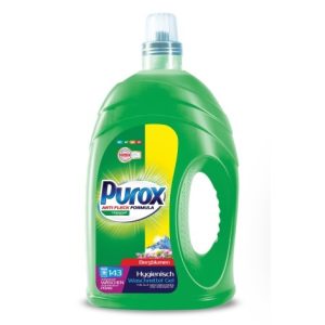 Veļas mazgāšanas līdzeklis PUROX Universal, Eco, HDPE, 143 mazg. reiz. 4.3l - 400-09000