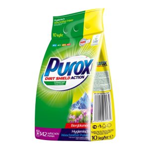 Veļas pulveris PUROX Universal, Eco, 142 mazg. reiz., 10kg - 400-10271