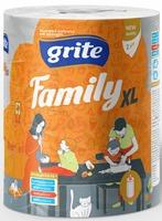 Virtuves dvielis Grite Family  XL,1 rullis, 2 slāņu, 250 loksnes, 45m - 400-10909