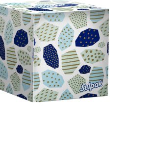 Kosmētiskās salvetes SELPAK Boutique, 3 slāņi, 48gab - 400-11901