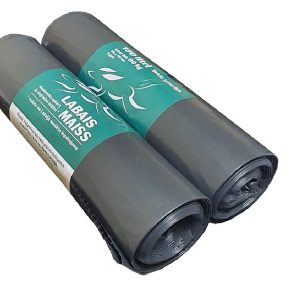 Atkritumu maisi LABAIS MAISS LDPE, 150l, melni, 80x110cm, īpaši izturīgs, 60mk, 5gab - 400-11916