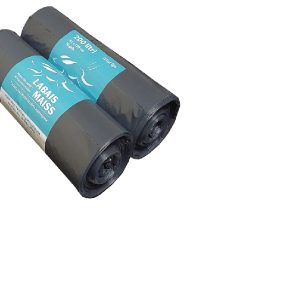 Atkritumu maisi LABAIS MAISS LDPE, 200l, melni, 82x120cm, 40mk, 10gab - 400-11917