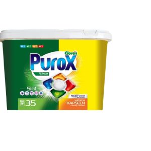 Veļas mazgāšanas kapsulas PUROX Color, 35gab - 400-13674
