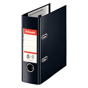 Mape-reģistrs ESSELTE VIVIDA No1 Power PP,  A5 formāts 75mm, melns - 150-00049