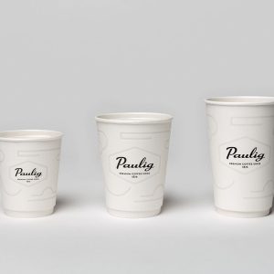 Glāzes PAULIG Take Away, 350ml, 75gab - 450-13160