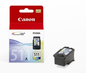 Tintes kasete Canon CL-511 Color PiXMA MP240/MP260/MP480 9ml