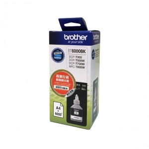 Tintes kasete Brother BT6000BK 6000 lapām, DCP-T300, T500W, T700W