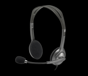 Austiņas ar mikr. Logitech H111 stereo headset, 3.5mm jack