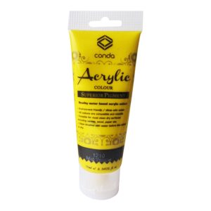Akrila krāsa,75ml, 1210 dzeltena (Mid Yellow) - 550-03412