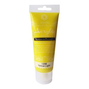Akrila krāsa, 75ml, 1208 gaiši dzetena (Yellow Light) - 550-03413
