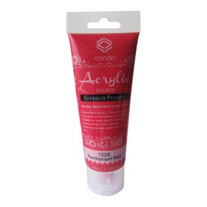 Akrila krāsa, 75ml, 1228 intensīvi sarkana (Permanent Red) - 550-03420