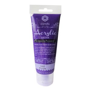 Akrila krāsa, 75ml, 1287 violeta (Purple) - 550-03424