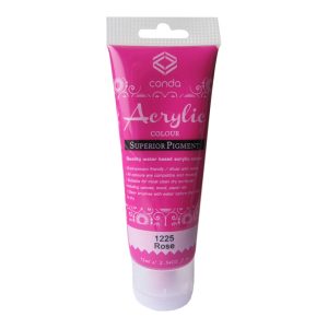 Akrila krāsa, 75ml, 1225 rozā (Rose) - 550-03425