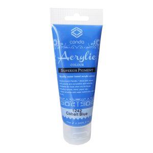 Akrila krāsa, 75ml, 1242 zila (Cobalt Blue) - 550-03426