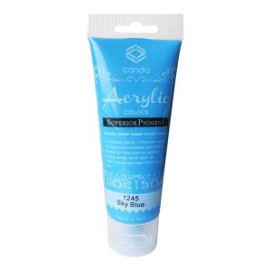 Akrila krāsa, 75ml, 1245 gaiši zila (Sky Blue) - 550-03428