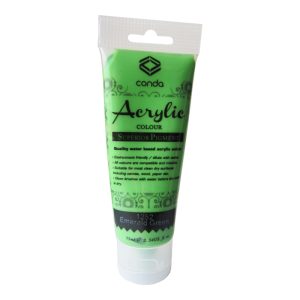 Akrila krāsa, 75ml, 1252 zaļaš smaragds (Emerald Green) - 550-03429