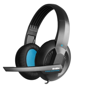 Austiņas ar mikr. SVEN 680MV black-blue 109 dB, 32 impedance, 2.5 m