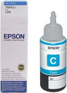 Tintes kasete Epson T6642 Cyan