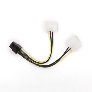 Adapteris Gembird 4Pin*2 Molex -> 6 PIN PCI-E