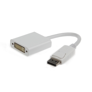 Adapteris Gembird DisplayPort -> DVI white